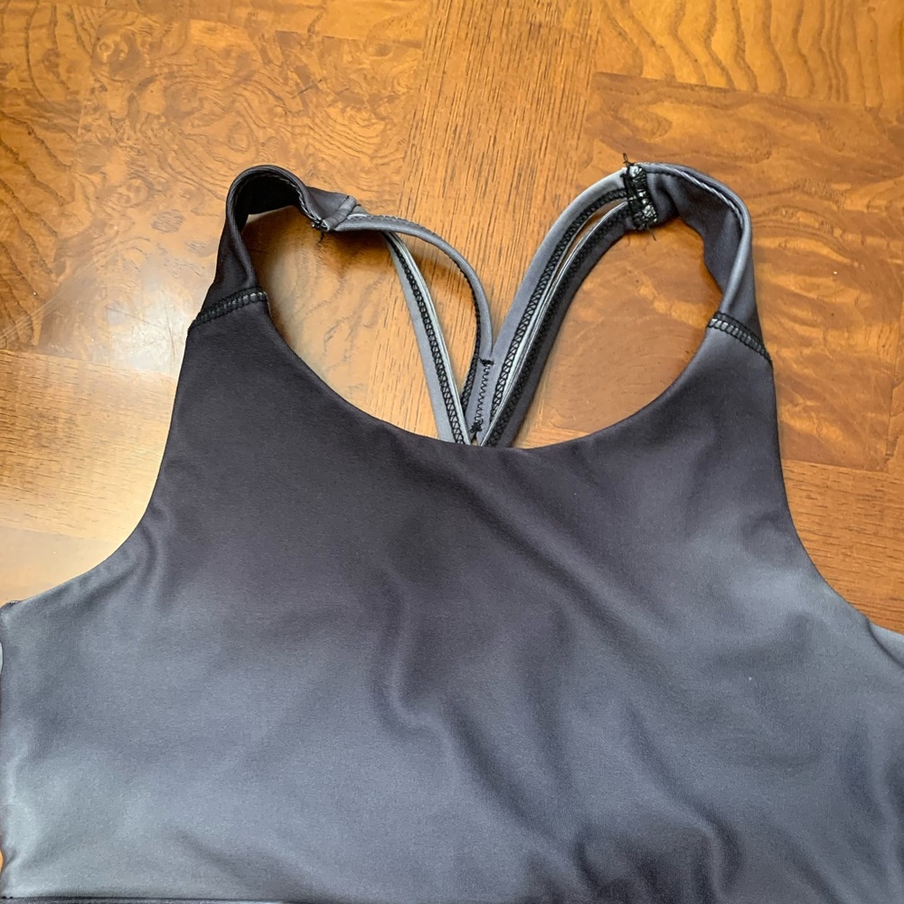 Girls Xersion Gray Racerback Sports Bra